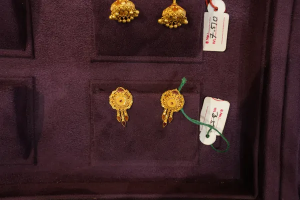 Gold Hanging Ball Drops — Siddhivinayak Jewellers