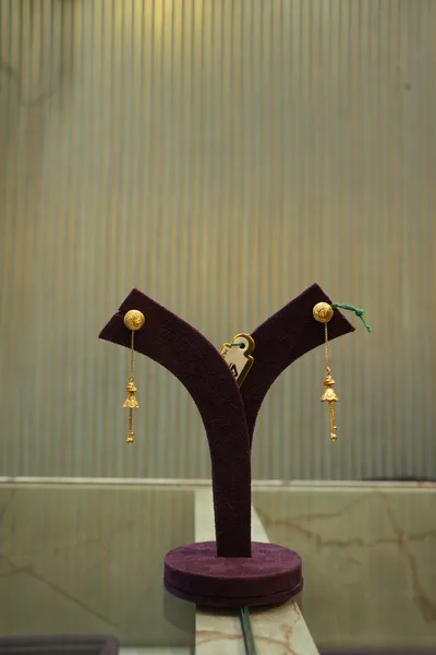 Filigree Gold Danglers — Siddhivinayak Jewellers