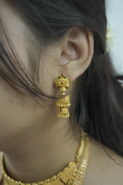 22K Pure Gold Bell Jhumka — Siddhivinayak Jewellers