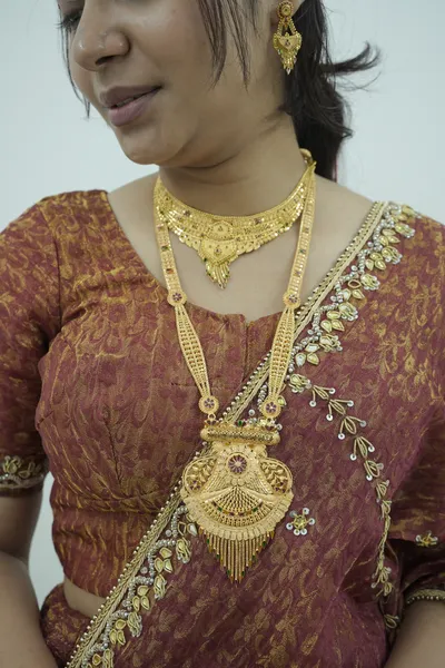 Grand 22K Gold Wedding Haar — Siddhivinayak Jewellers
