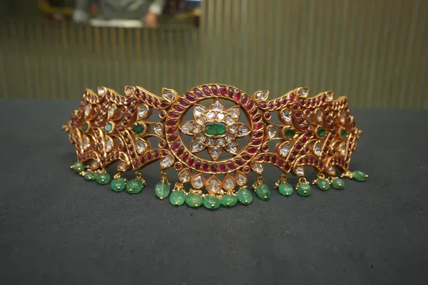 Rajputana Kundan Meenakari Choker — Siddhivinayak Jewellers