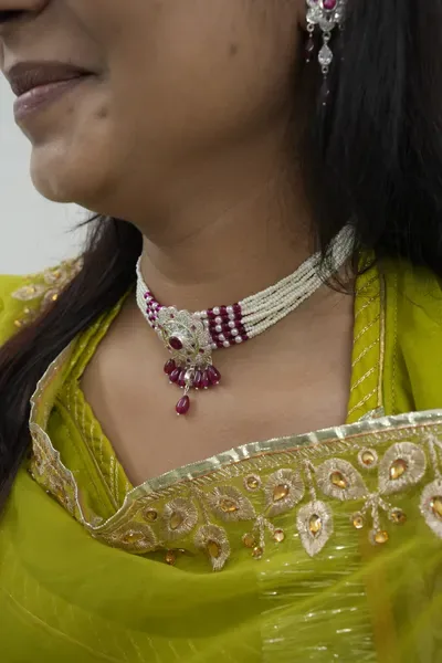 Pearl Strand Choker — Siddhivinayak Jewellers