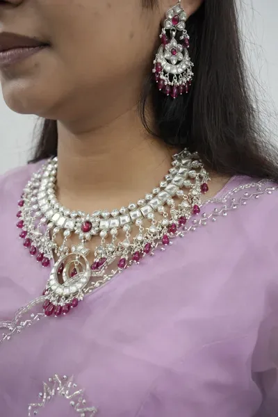Pastel Reception Choker — Siddhivinayak Jewellers