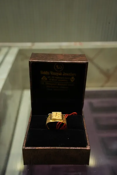 Gold Square Signet Ring — Siddhivinayak Jewellers