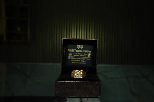 Gents Diamond Accented Ring — Siddhivinayak Jewellers