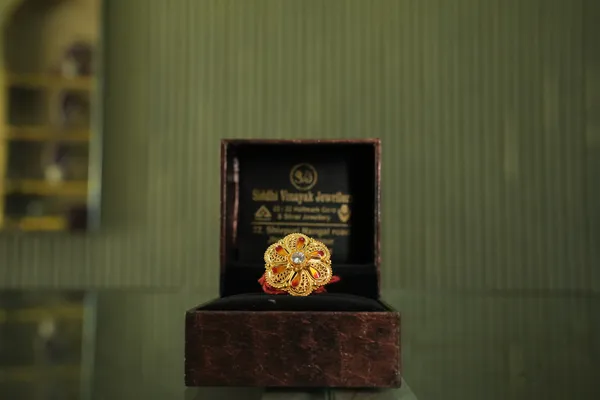 Ruby Cluster Ring — Siddhivinayak Jewellers