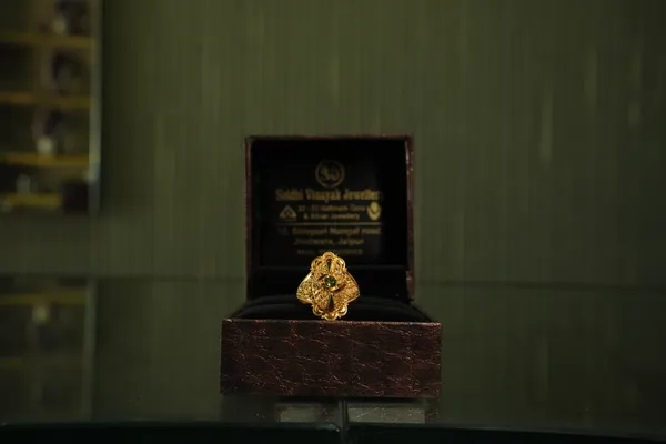 Gold Blossom Ring — Siddhivinayak Jewellers
